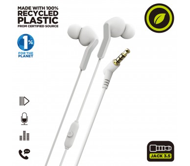 Auriculares muvit e57 blanco