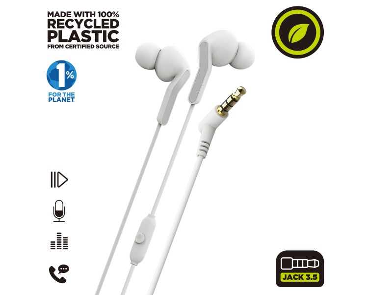 Auriculares muvit e57 blanco