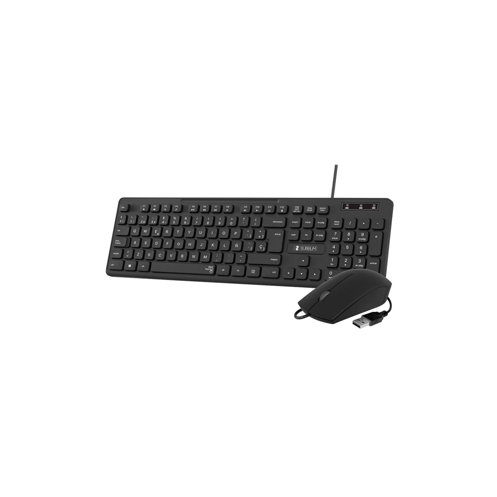 Teclado raton subblim subkbc cssk01