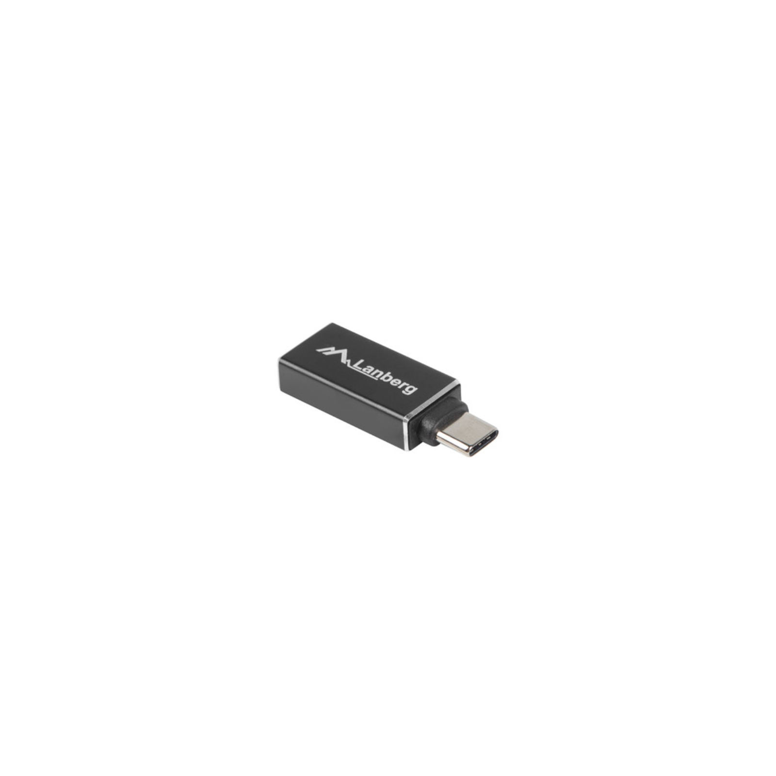 ADAPTADOR USB LANBERG USB C M 31 A USB A H OTG NEGRO