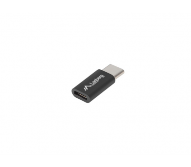 ADAPTADOR LANBERG USB 20 TIPO C MACHO MICRO B HEMBRA NEGRO