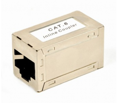 ADAPTADOR GEMBIRD RJ 45 CAT6 HEMBRA HEMBRA IN LINE COUPLER