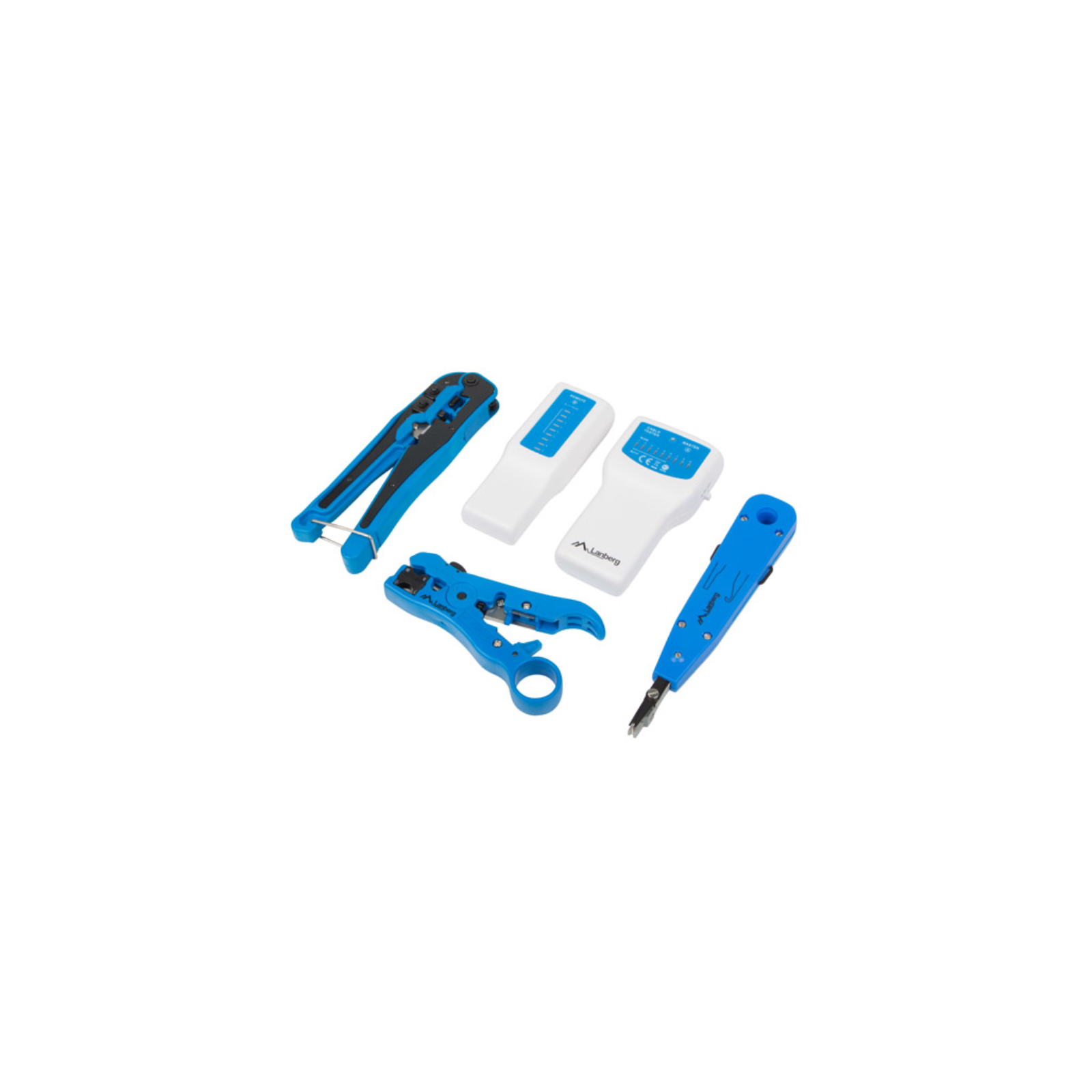 SET HERRAMIENTAS LANBERG NETWORK UNIVERSAL Y CABLE TESTER