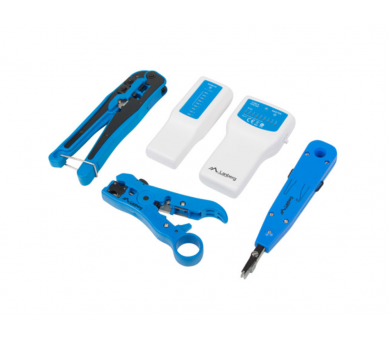 SET HERRAMIENTAS LANBERG NETWORK UNIVERSAL Y CABLE TESTER