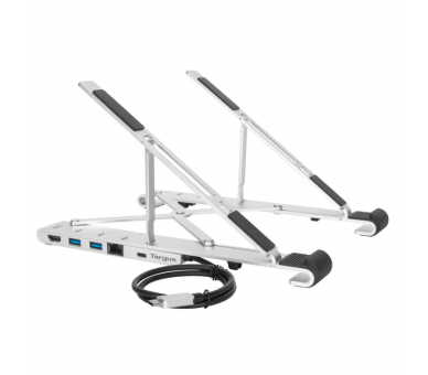 SOPORTE PARA PORTATIL TARGUS PORTABLE STAND AND DOCK 156 PLATA