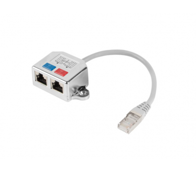 ADAPTADOR LANBERG SPLITTER ETHERNET FTP RJ45 A 2X RJ45