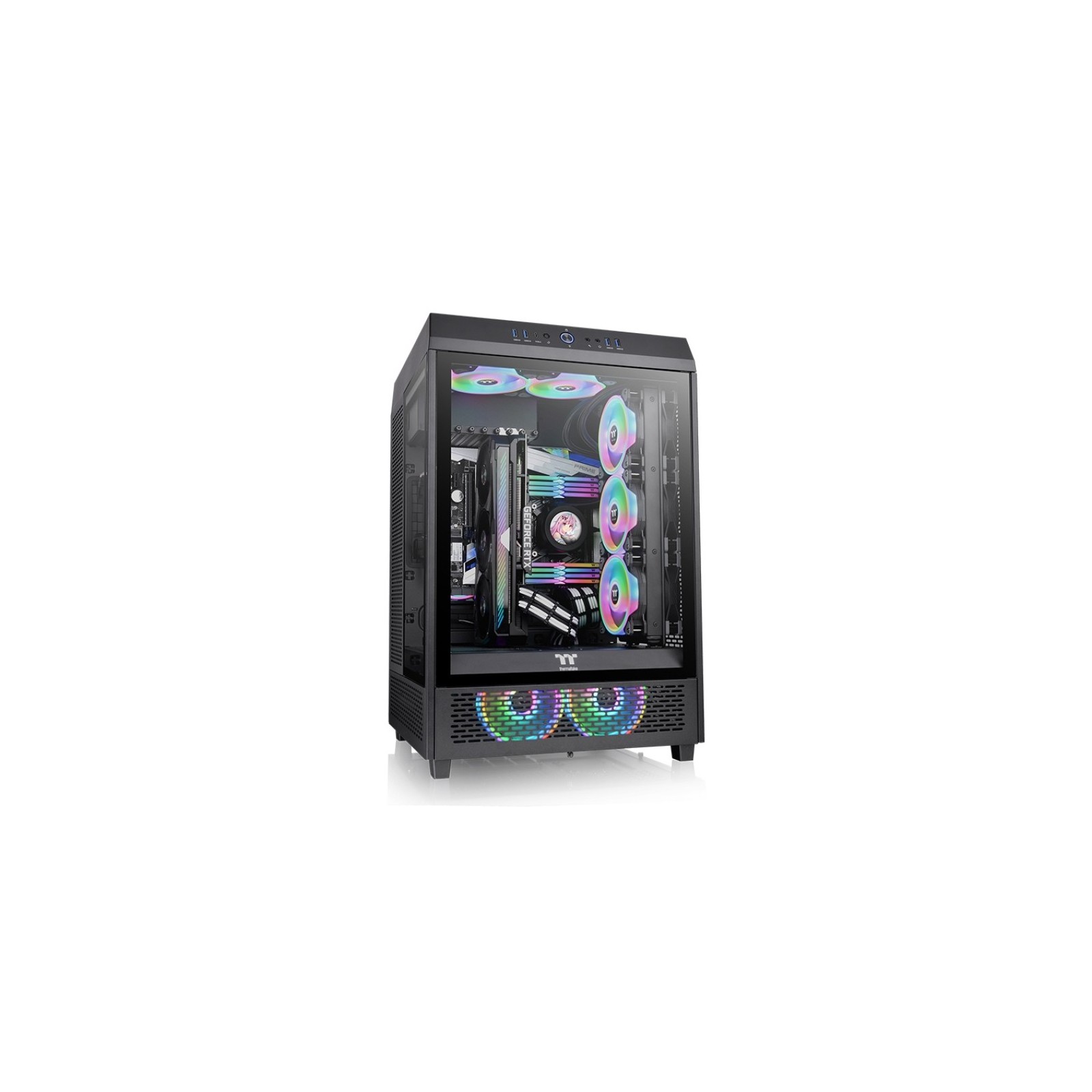 CAJA THERMALTAKE THE TOWER 500 E ATX 2XUSB 32 SIN FUENTE NEGRO