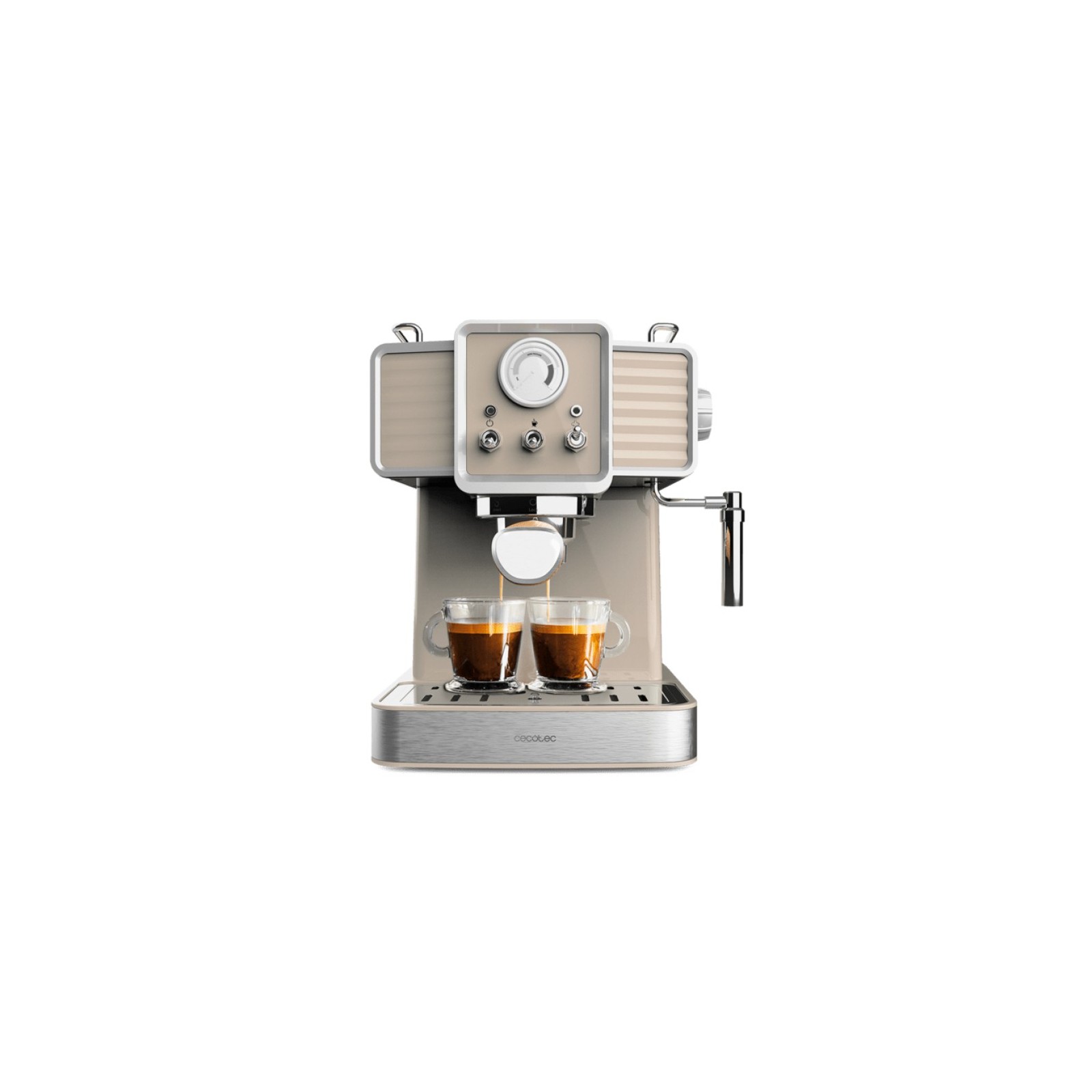 CAFETERA CECOTEC VINTAGE ESPRESSO 20 TRADIZIONALE SAND