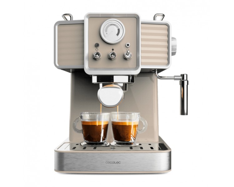 CAFETERA CECOTEC VINTAGE ESPRESSO 20 TRADIZIONALE SAND