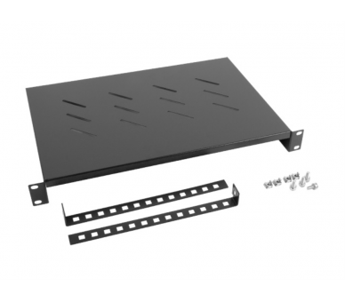 BANDEJA LANBERG FIJA 1U 483X300MM HASTA 25KG RACK DE 19 NEGRO