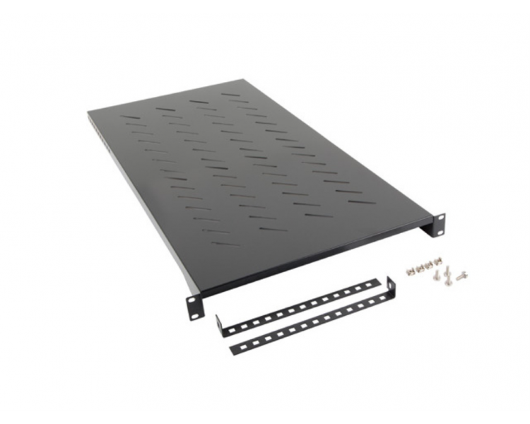 BANDEJA LANBERG FIJA 1U 483X900MM HASTA 25KG RACK 19 NEGRO