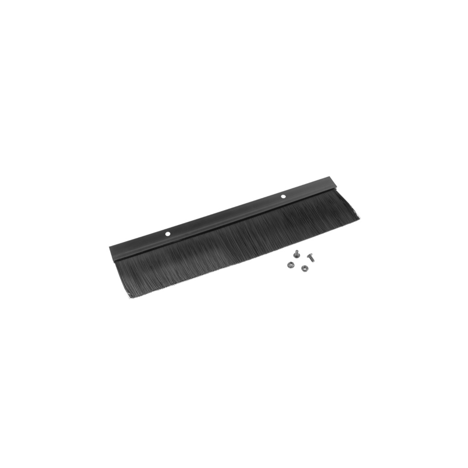 PANEL CEPILLO PARA ENTRADA CABLE RACK 19 NEGRO