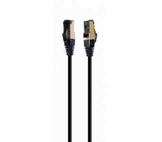 CABLE RED S FTP GEMBIRD CAT 8 LSZH NEGRO 025 M