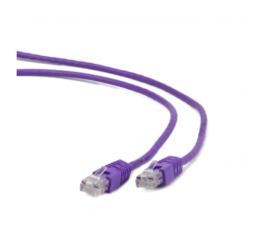 CABLE RED CAT5E GEMBIRD UTP VIOLETA 1M