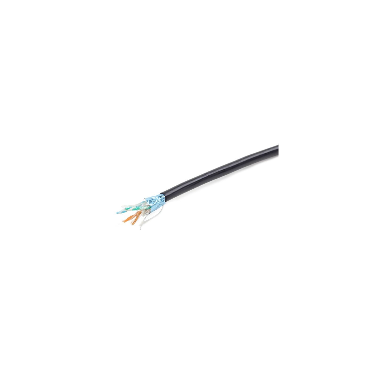 CABLE RED EXTERIOR GEMBIRD CAT 5E FTP COBRE SOLIDO AWG24 CON GEL NEGRO 305M