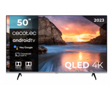 TV CECOTEC 50 QLED 4K ANDROIDTV 11 VQU10050 V