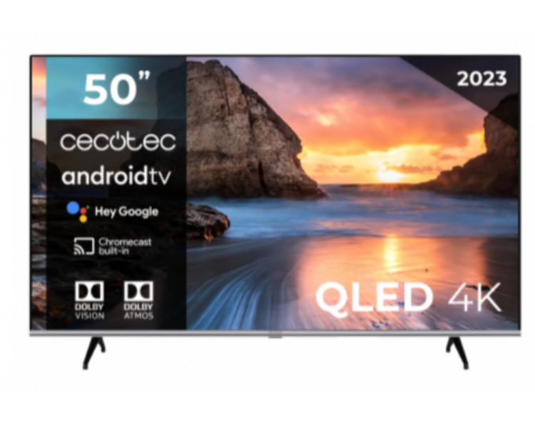 TV CECOTEC 50 QLED 4K ANDROIDTV 11 VQU10050 V