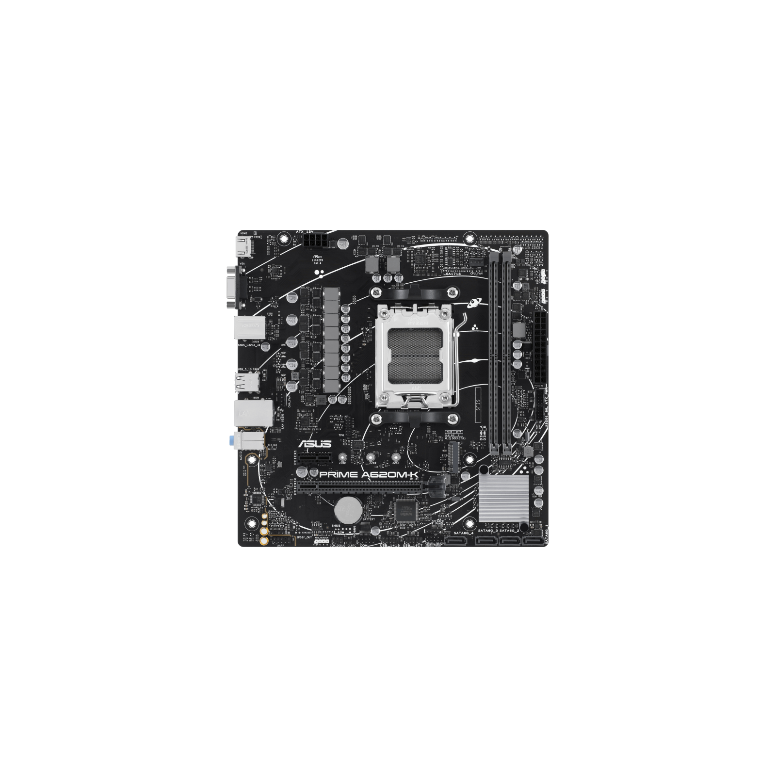 PLACA BASE ASUS PRIME A620M K AM5 MATX 2XDDR5