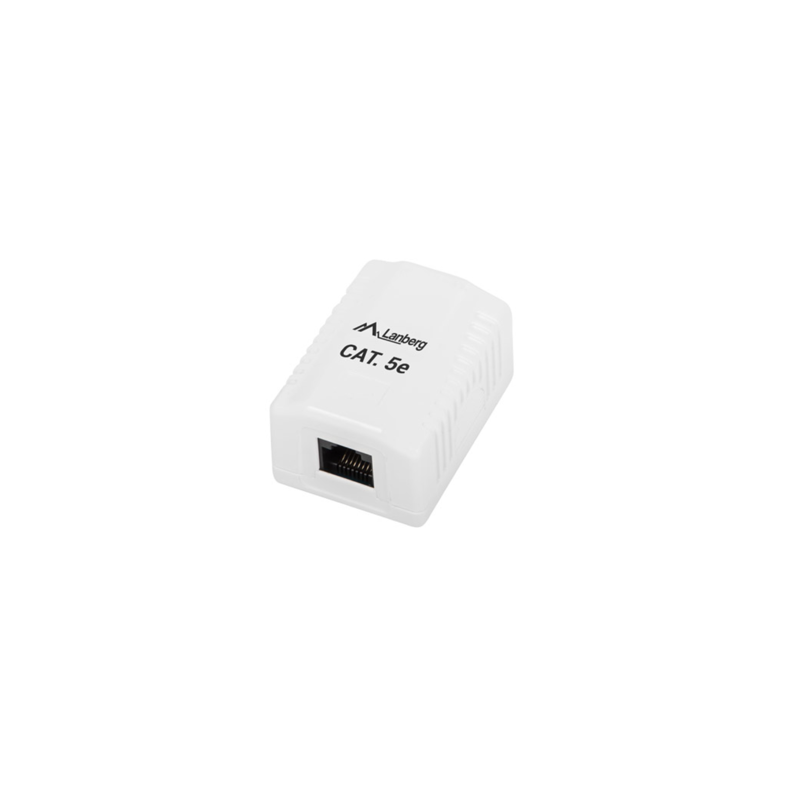 ROSETA DE SUPERFICIE LANBERG CAT5E UTP 1X TOMA RJ45 BLANCO