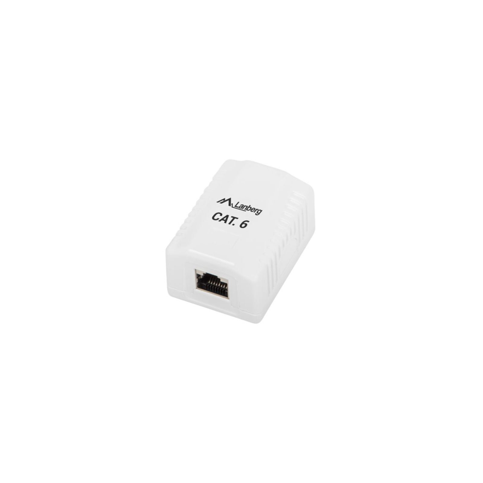 ROSETA DE SUPERFICIE LANBERG CAT6 FTP 1X TOMA RJ45 BLANCO