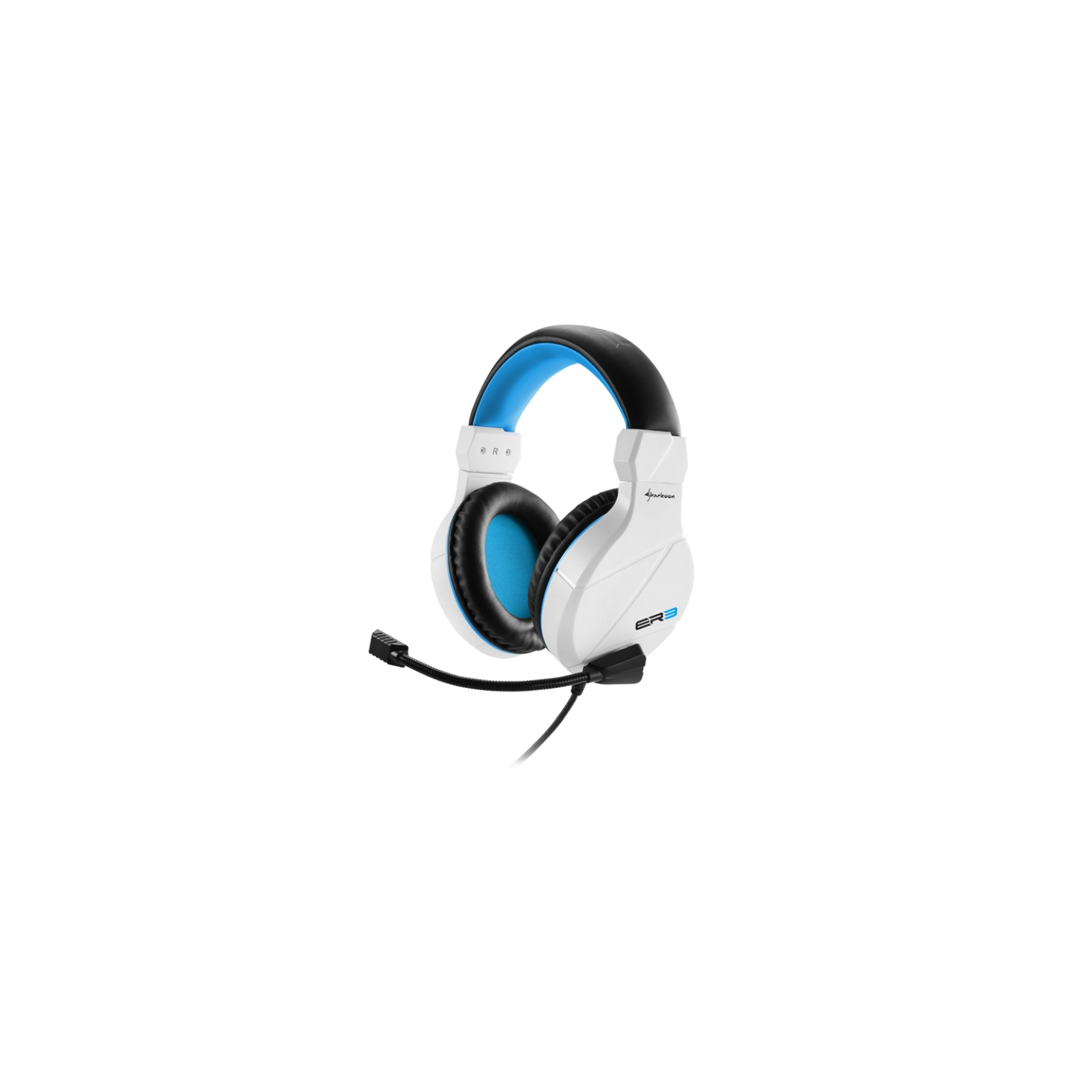 AURICULARES GAMING SHARKOON RUSH ER3 BLANCO MICROFONO ALAMBRICO