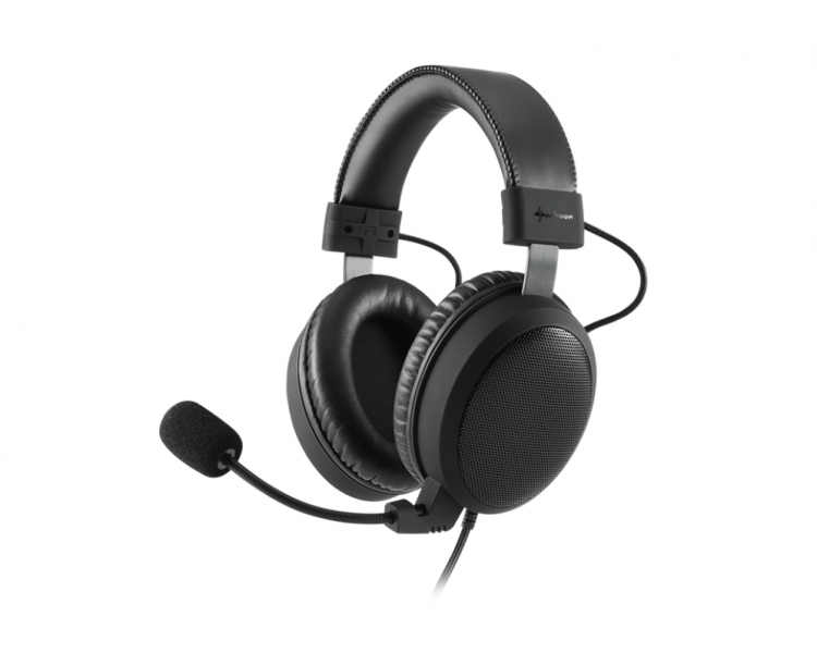 AURICULARES GAMING SHARKOON B1 NEGRO MICROFONO ALAMBRICO