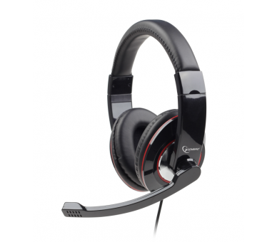 AURICULARES GEMBIRD MICROFONO CONTROL VOL NEGRO ALAMBRICO