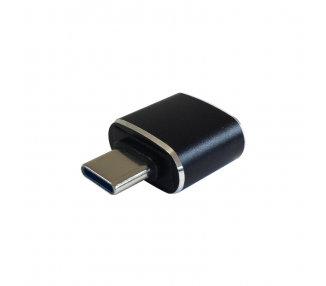 MINI ADAPTADOR AISENS USB 31 GEN2 3A TIPO USB C M A H NEGRO