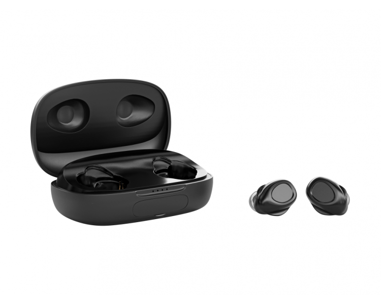 AURICULARES NATEC SOHO TWS WIRELESS CON MICROFONO NEGRO