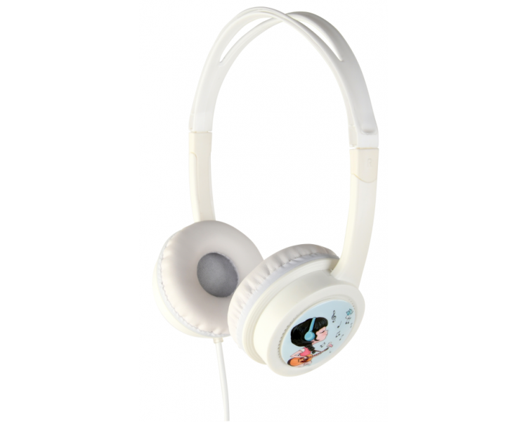 AURICULARES PARA NINOS GEMBIRD CONTROL DE VOLUMEN BLANCO