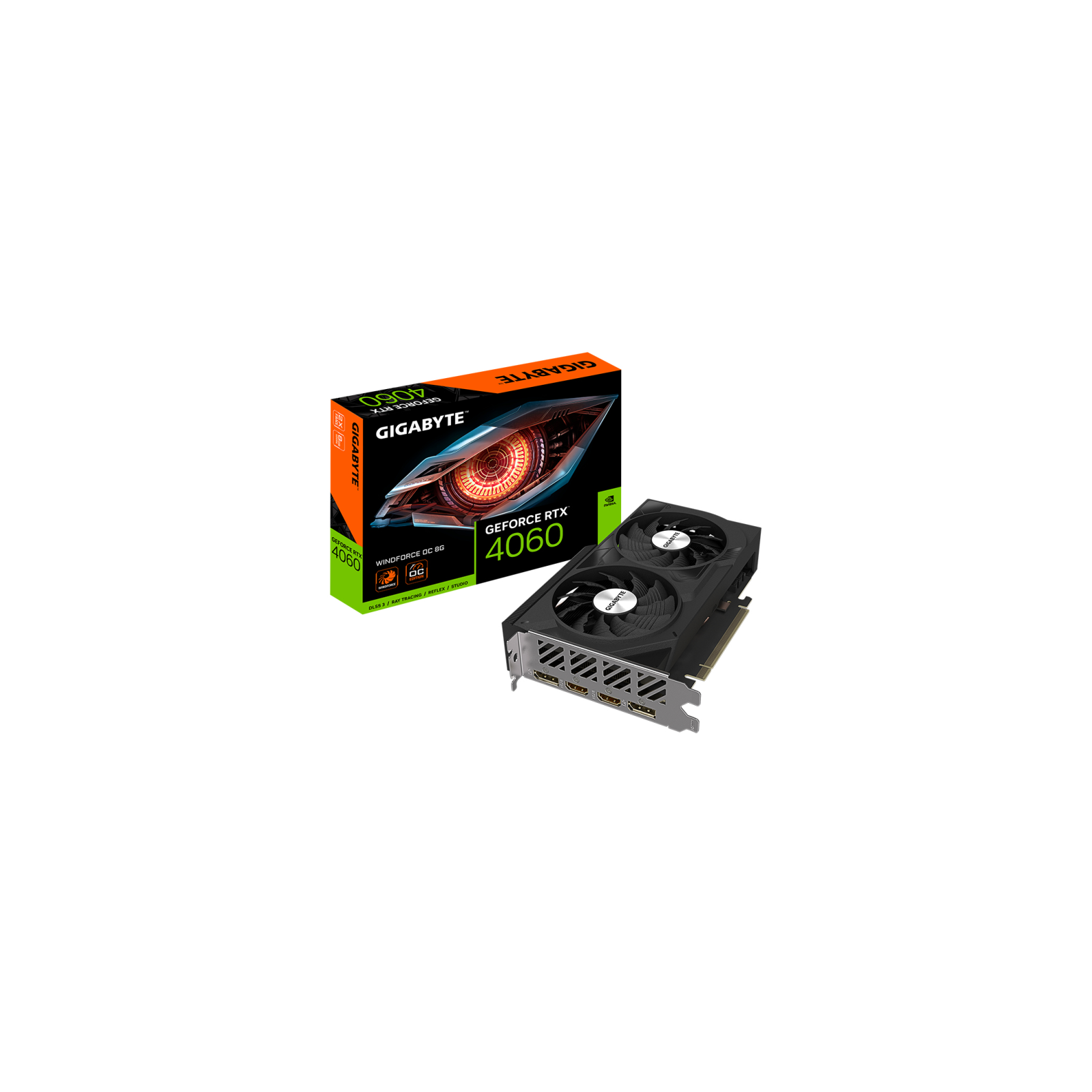 TARJETA GRAFICA GIGABYTE RTX 4060 WINDFORCE OC 8GB