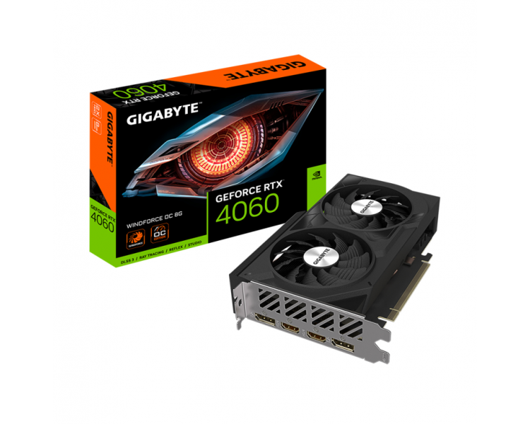 TARJETA GRAFICA GIGABYTE RTX 4060 WINDFORCE OC 8GB