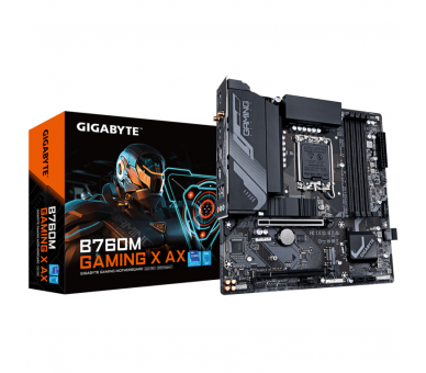 PLACA BASE GIGABYTE B760M GAMING X AX 12 1700 MATX 4XDDR5