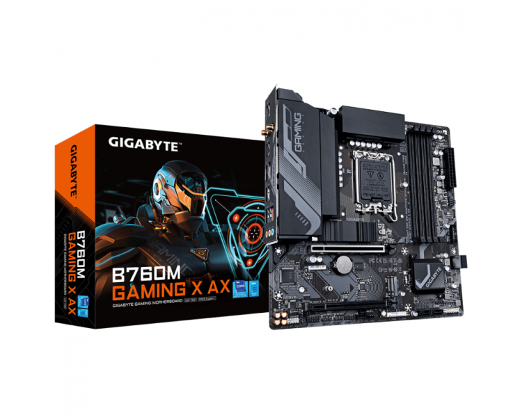 PLACA BASE GIGABYTE B760M GAMING X AX 12 1700 MATX 4XDDR5