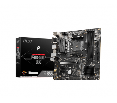 PLACA BASE MSI PRO B550M P GEN3 AM4 MATX 4XDDR4