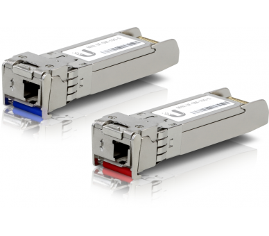 MODULO SFP UBIQUITI UF SM 10G S 20 UFIBER TRANSCEIV MONOMODO 10G BIDI PACK 20UD