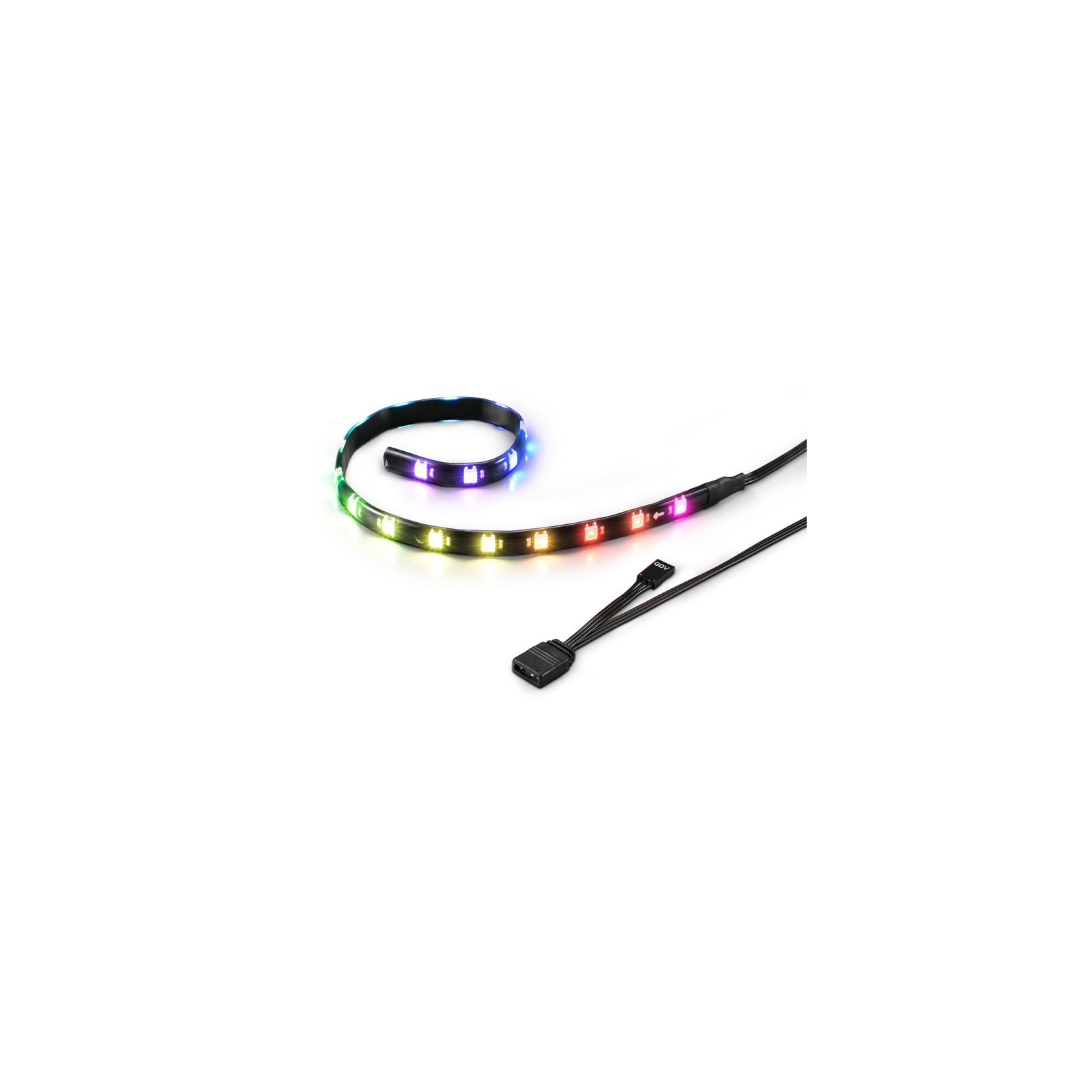 TIRA RGB LED SHARKOON SHARK BLADES 360MMX10MMX3MM 18 LEDS LONGITUD CABLE 60CM