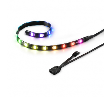 TIRA RGB LED SHARKOON SHARK BLADES 360MMX10MMX3MM 18 LEDS LONGITUD CABLE 60CM