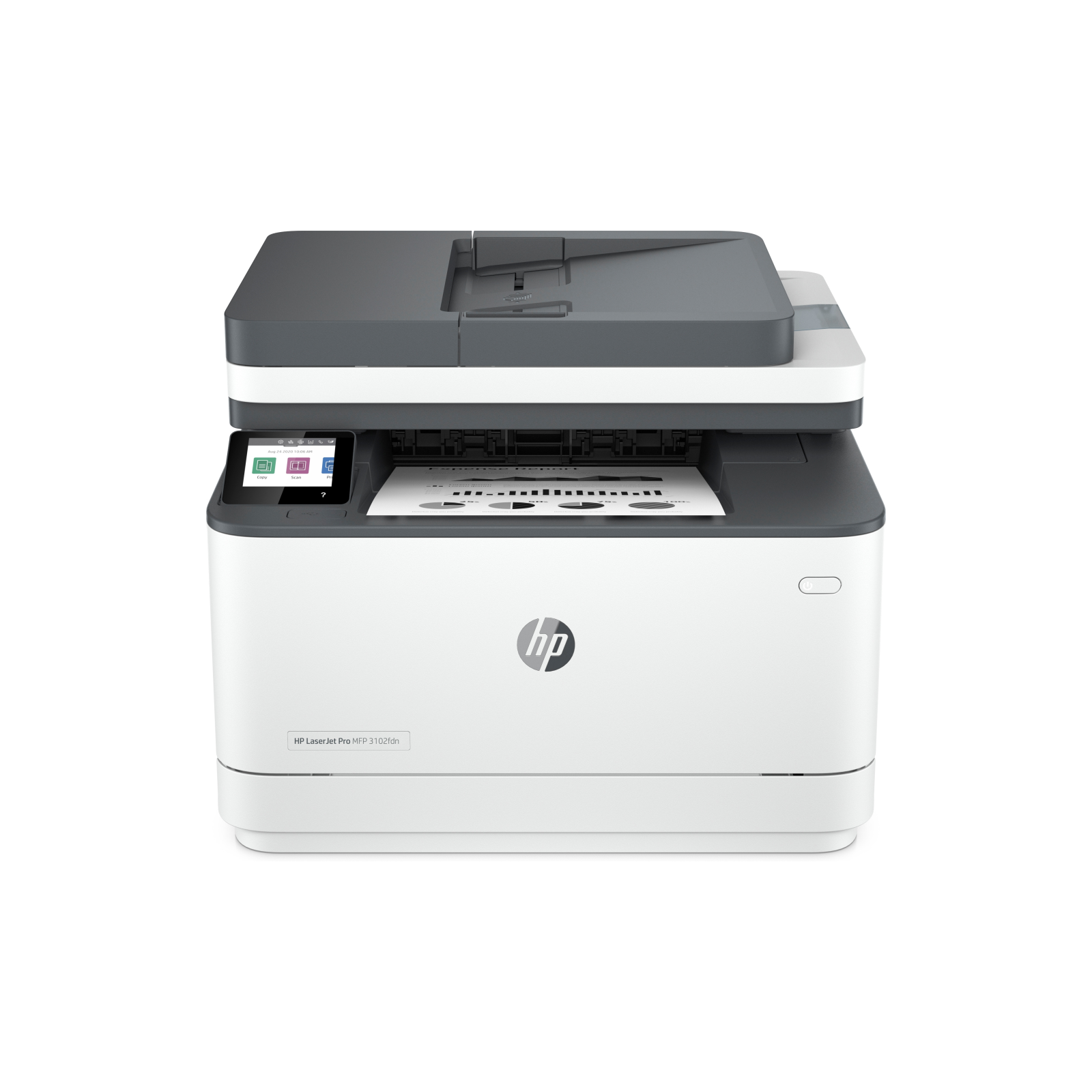 IMPRESORA HP MULTIFUNCION MONOCROMO LASERJET PRO 3102FDN FAX DUPLEX BLANCA