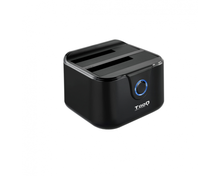 DOCK TOOQ TQDS 802B 2xSATA 25 35 USB 30 CLONE OTB NEGRO