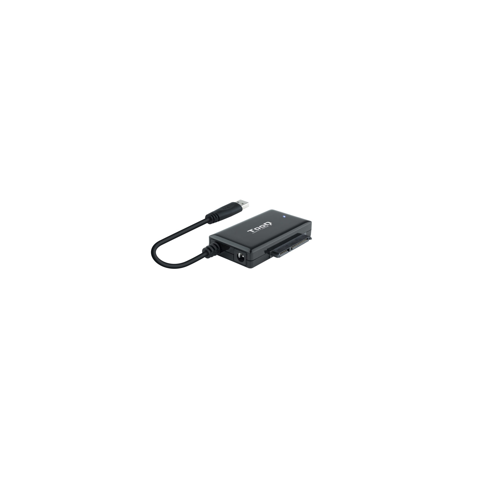 ADAPTADOR USB TOOQ 30 USB A SATA DISCOS DUROS 25 y 35 CON ALIMENTADOR