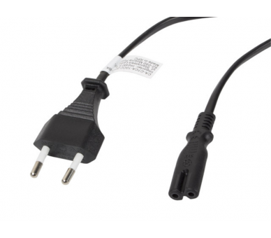 CABLE LANBERG DE ALIMENTACION OCHO CEE 7 16 A IEC320 C7 NEGRO 3M