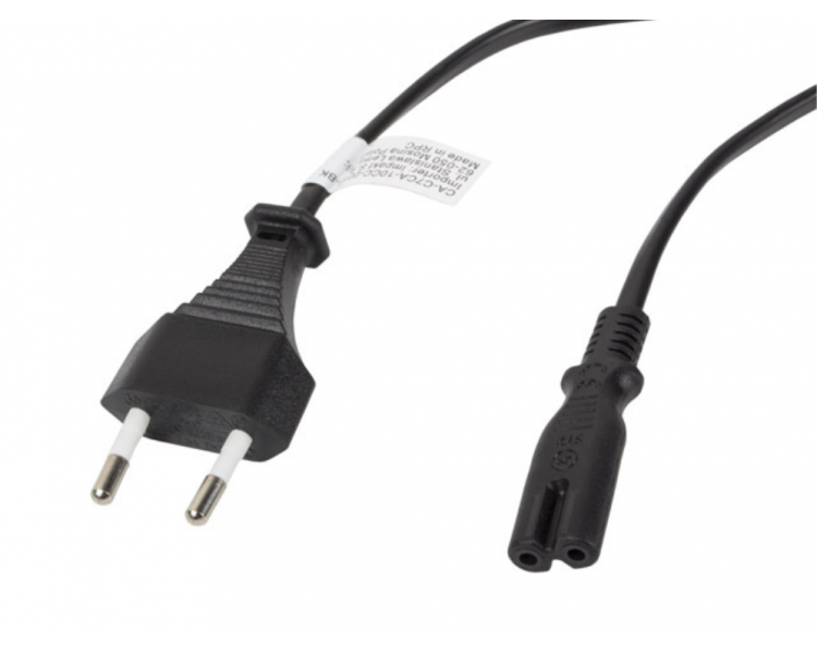 CABLE LANBERG DE ALIMENTACION OCHO CEE 7 16 A IEC320 C7 NEGRO 3M