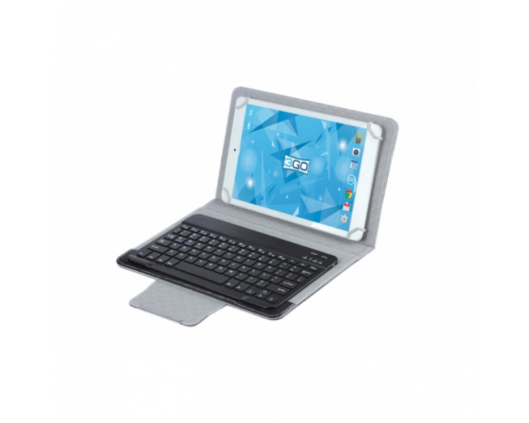 FUNDA TABLET CON TECLADO BT 3GO 10 NEGRA