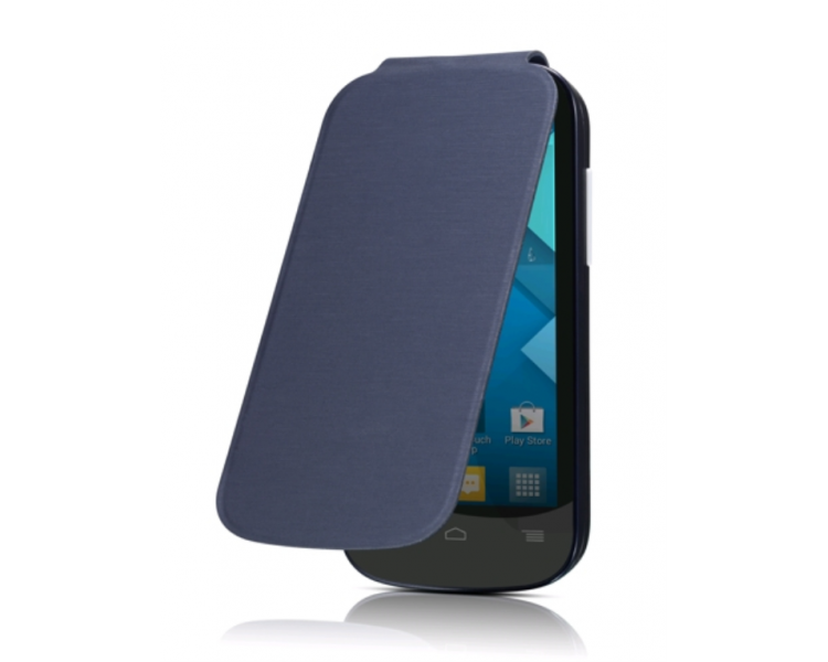 PROTECTOR FUNDA FLIP COVER ALCATEL C3 GREY