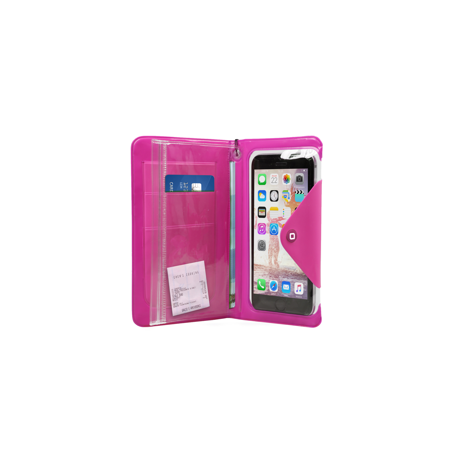 FUNDA IMPERMEABLE SBS SUMMER LINE SMARTPHONE 5 PULG rosa