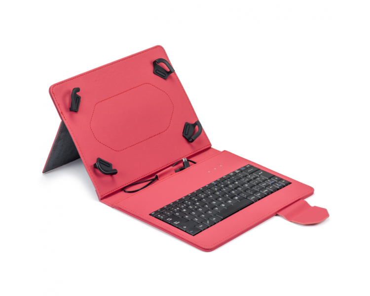 FUNDA TABLET MAILLON URBAN KEYBOARD USB 97 102 ROJO