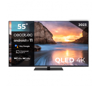 TV CECOTEC 55 LED 4K UHD FRAMELESS SUBWOOFER ANDROIDTV 11 VQU11055Z