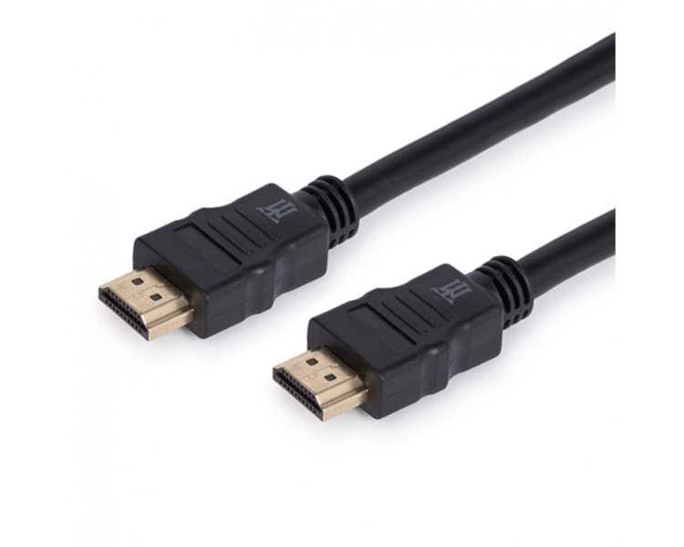 CABLE MAILLON BASIC HDMI DORADO CONECTOR HIGH SPEED BC NEGRO 18M