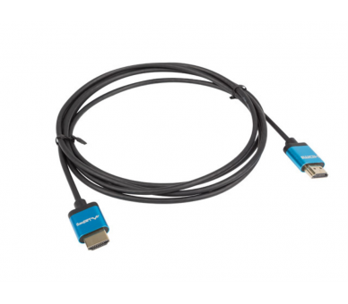 CABLE HDMI LANBERG MACHO MACHO V20 4K SLIM 1M NEGRO